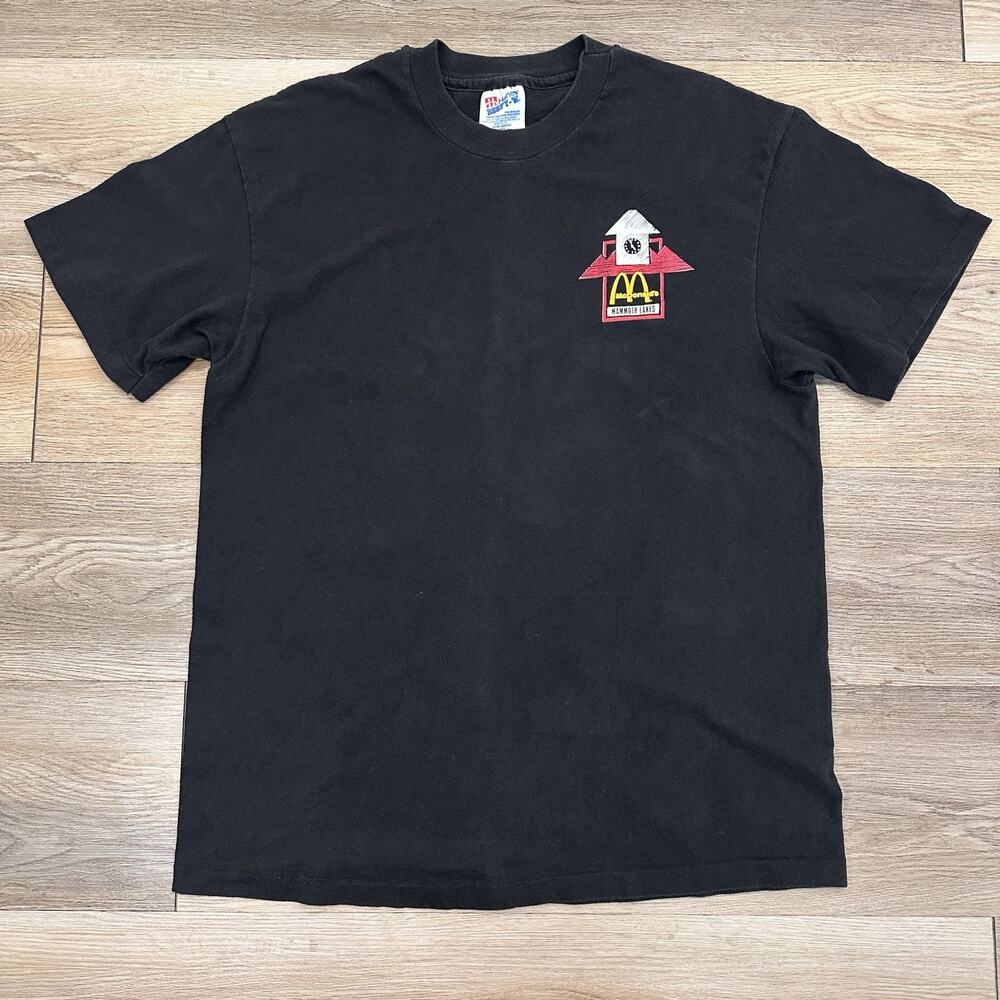 VTG 80s McDonalds Mammoth Lakes RARE Highest in California T-shirt Single Stitch